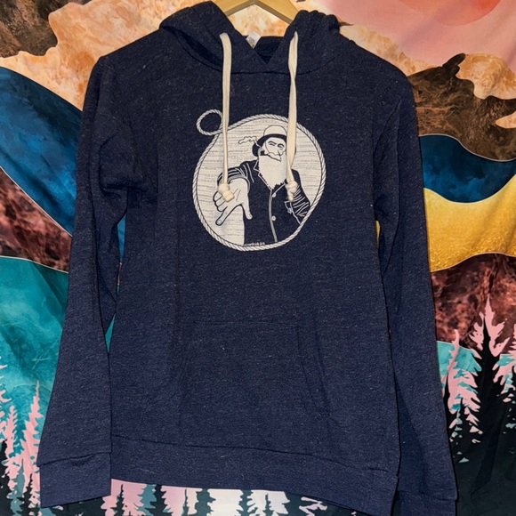 Tops - Captain Doug Hoodie, Homer, Alaska